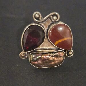 Elegant Multicolor Stone Ring